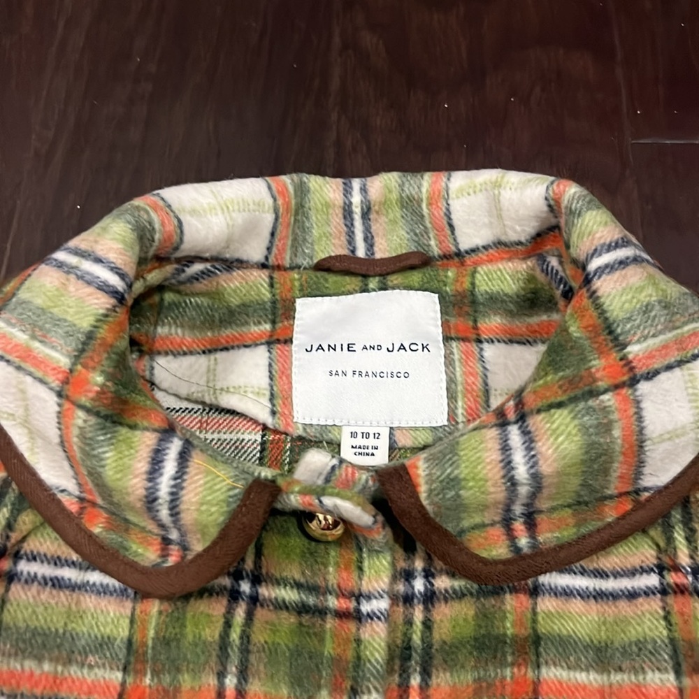 Janie and Jack two pieces Plain cost and hat